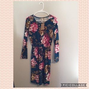 Long Sleeve Floral Dress